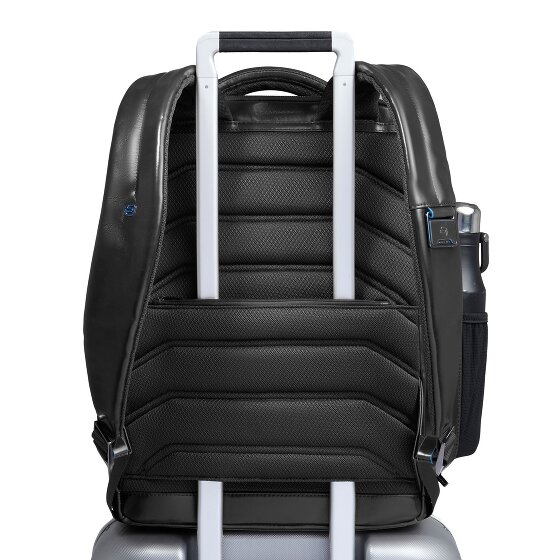 Piquadro Blue Square Dagrugzak Leer 42 cm Laptop compartiment