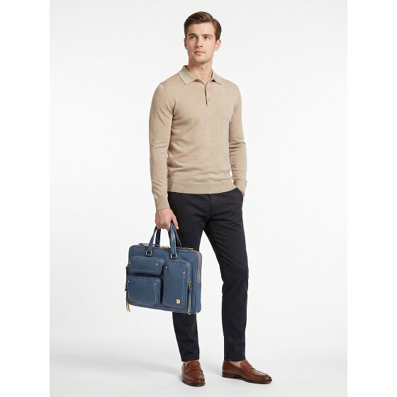 DuDu Pocket Aktentas Leder 36 cm Laptopvak