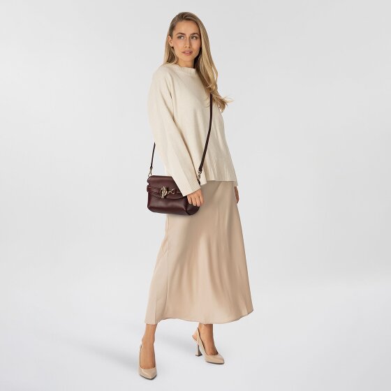 Lauren Ralph Lauren Blake Mini tas Schoudertas Leer 18 cm