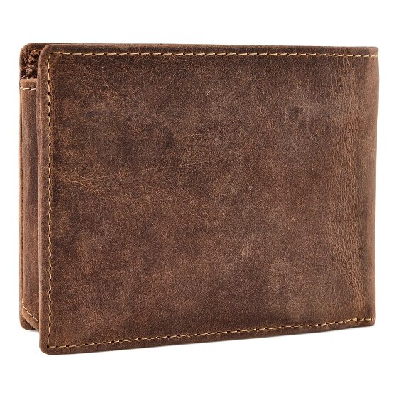 Greenburry Karpfen Portemonnee Leer 12.5 cm