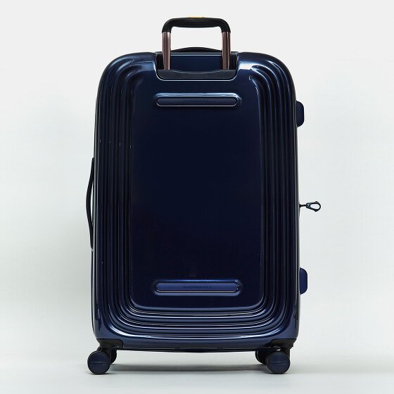 Mandarina Duck Logoduck + Metal 4 wielen Trolley L 75 cm met uitbreidingsplooi