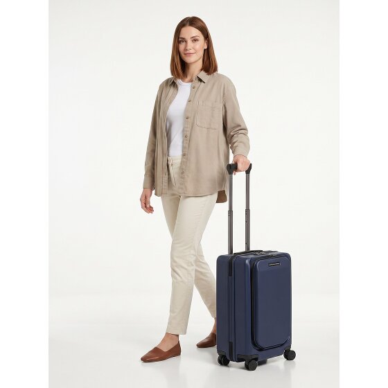 Porsche Design Voyager 3.0 4 wielen Cabinewagen S 55 cm Laptopvak met uitbreidingsplooi