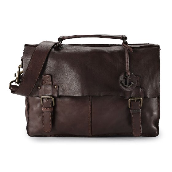 Harbour 2nd Cool Casual Aktetas Messenger Leer 36 cm Laptop compartiment