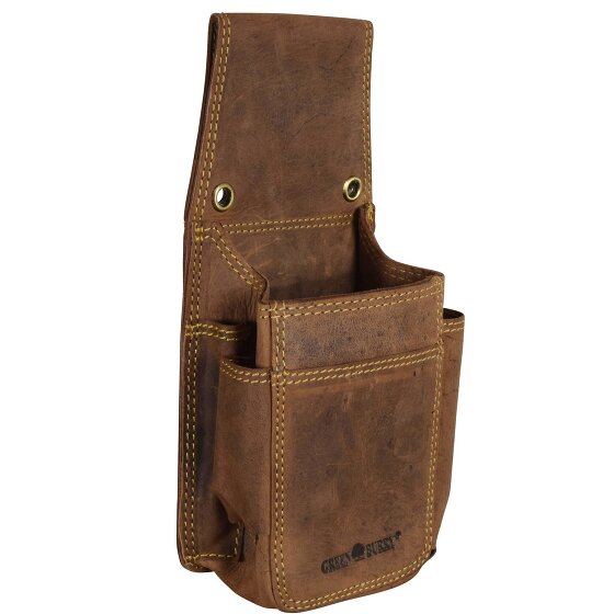 Greenburry Vintage heuptasje leer 14,5 cm