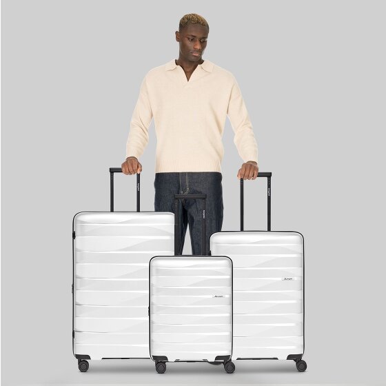 Bergpfeil Travel 4-wiel kofferset, 3-delig, met rekbare vouw