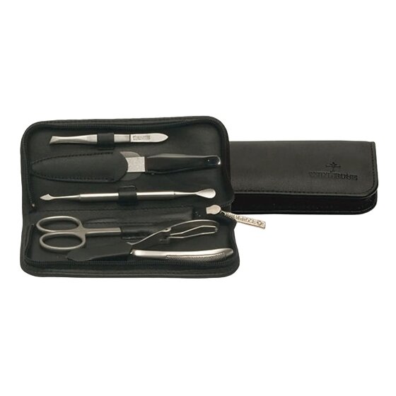 Windrose Nappa Juwelenkistje Leer 14 cm