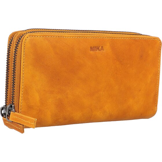 Mika Leren portemonnee 19 cm