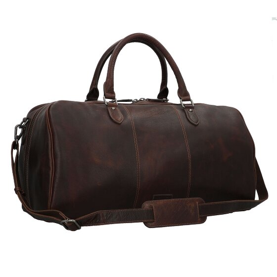 Jack Kinsky Porto 4 Weekender reistas Leer 55 cm