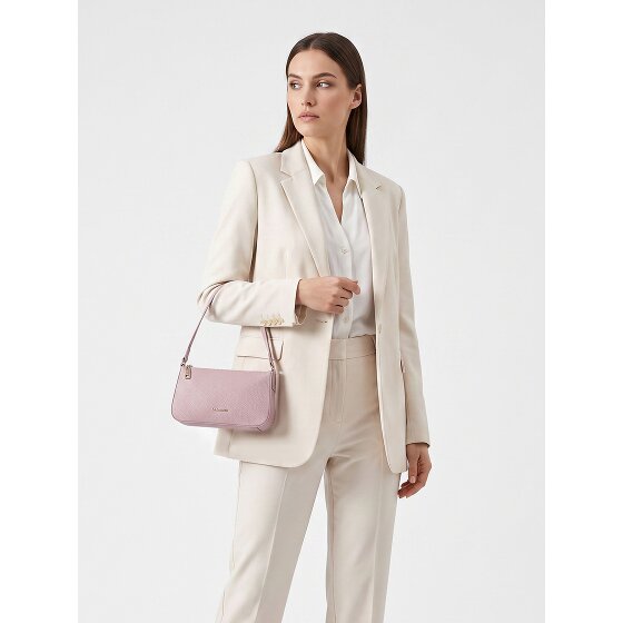 Lazarotti Bologna leeren pochette schoudertas 22 cm