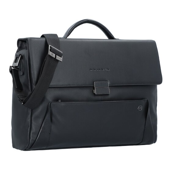 Piquadro Koffer Leer 42 cm Laptop compartiment