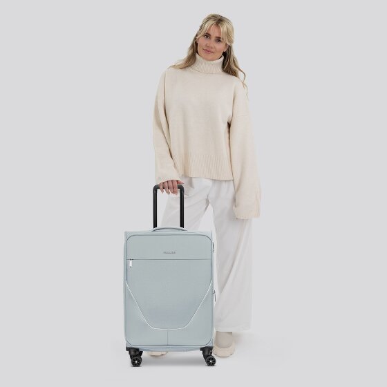 Stratic taska 4-wiel trolley M 65 cm met uitvouwbare plooi