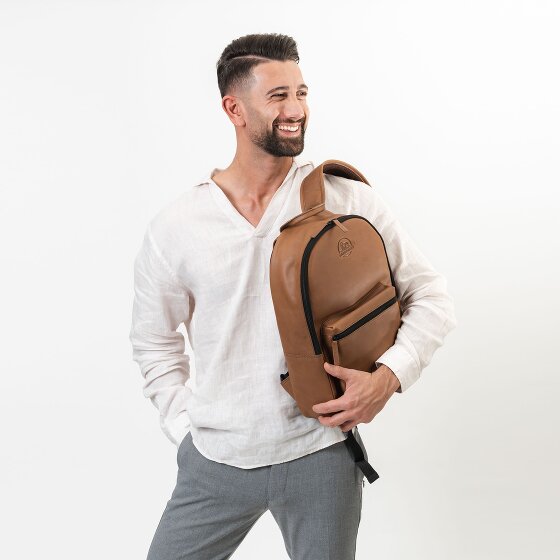 Farmhood Nashville Zakelijke rugzak Leer 44 cm Laptop compartiment