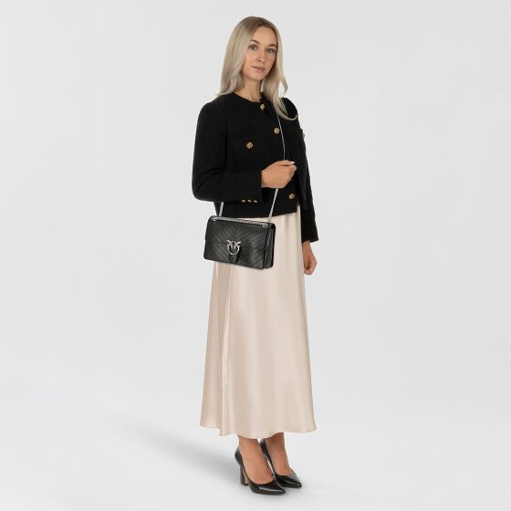 PINKO Love One Schoudertas Leer 26 cm