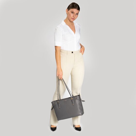 Lazarotti Bologna Leather Shopper Tas Leer 36 cm