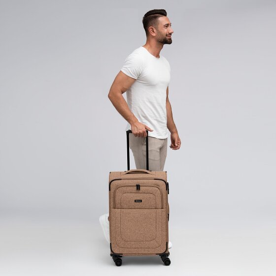 Redolz Essentials 12 MEDIUM 4-wiel trolley 67 cm met uitbreidingsplooi