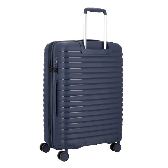 d&n Travel Line 4500 4 wielen Trolley M 65 cm met uitbreidingsplooi