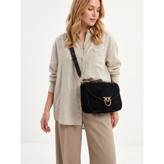 PINKO Love Satchel Classic Crossbody tas Leder 27 cm