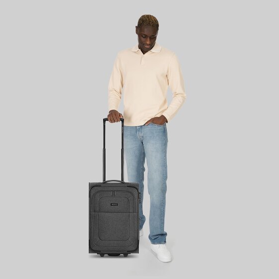 Redolz Essentials 12 2 wielen Cabinewagen S 55 cm met uitbreidingsplooi