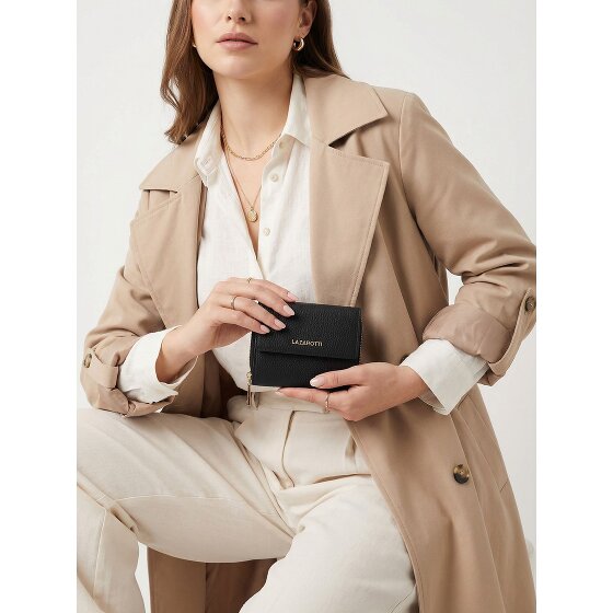 Lazarotti Bologna Leren Ritssluiting Portemonnee Leer 12 cm