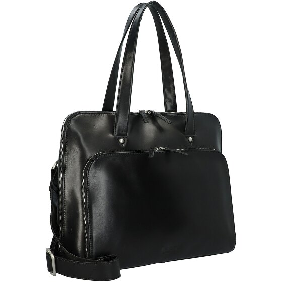 Leonhard Heyden Cambridge Schoudertas Leer 41 cm Laptopcompartiment