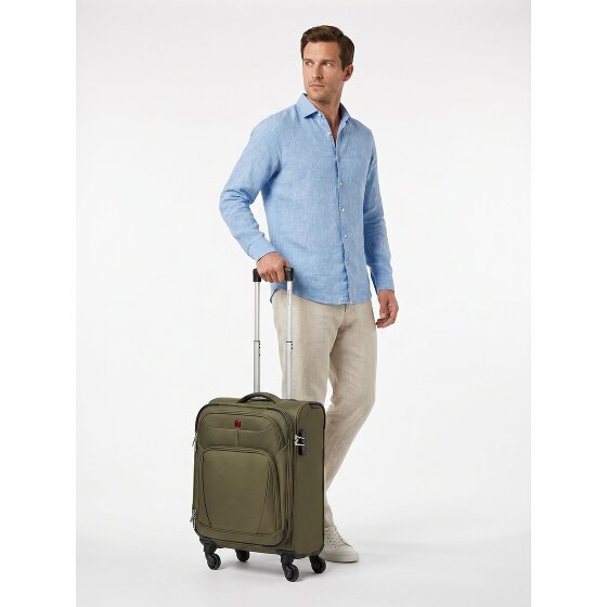 Wenger Beaumont 4 wielen Cabinewagen S 54 cm met uitbreidingsplooi