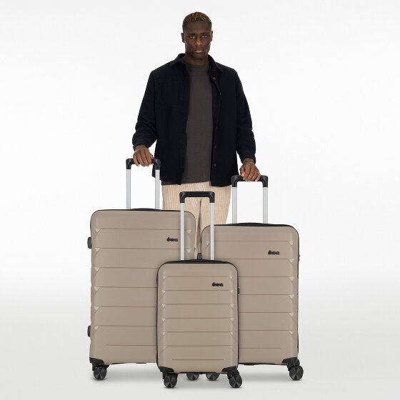 d&n Travel Line 4100 4 wielen Kofferset 3-delig