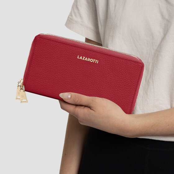Lazarotti Bologna Leather Portemonnee RFID-bescherming Leer 20 cm