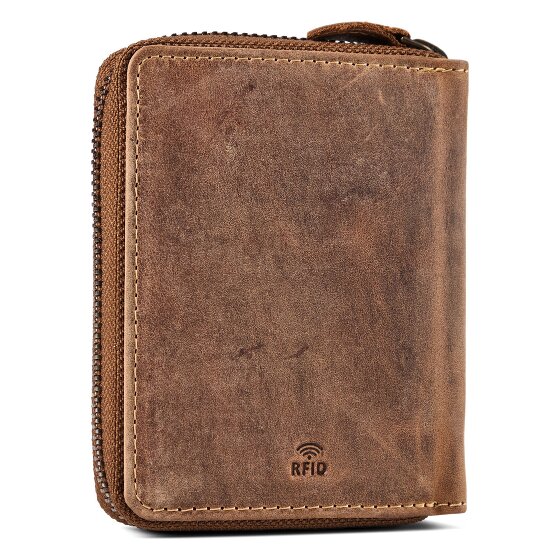 Greenburry Huntsman Portemonnee RFID-bescherming Leer 10 cm
