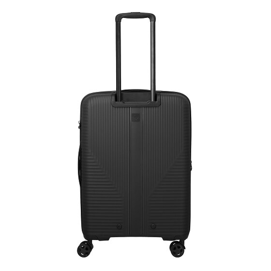 Travelite Air Stripe 4 wielen Trolley M 66 cm met uitbreidingsplooi