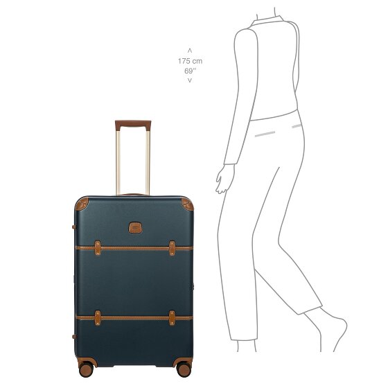 Bric's Bellagio 4 wielen Trolley 76 cm met uitbreidingsplooi