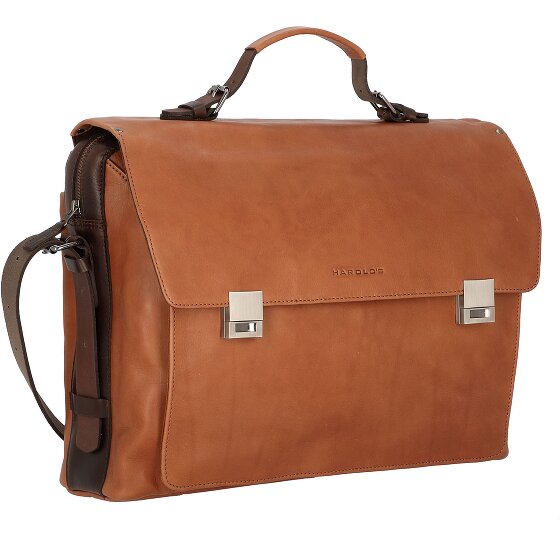 Harold's Ivy aktetas Leer 41 cm Laptopcompartiment