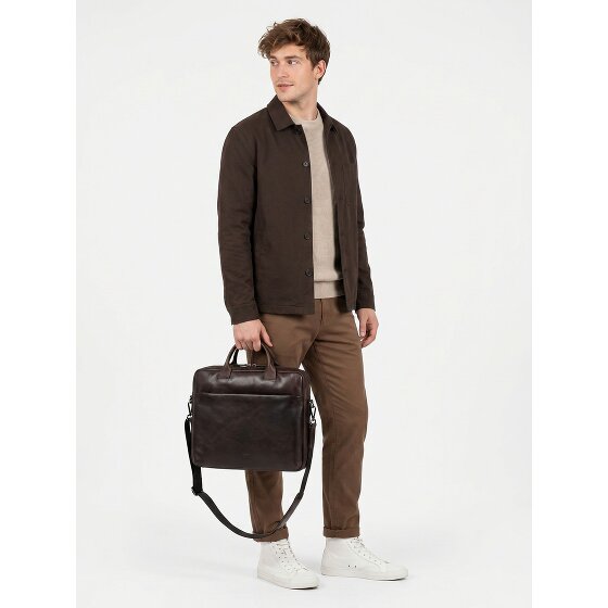 Jost London Aktentas Leder 38 cm Laptopvak