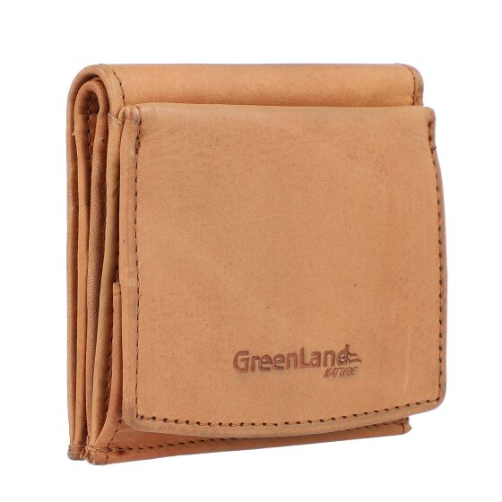 Greenland Nature GreenLand NATURE Portemonnee RFID-bescherming Leer 10 cm