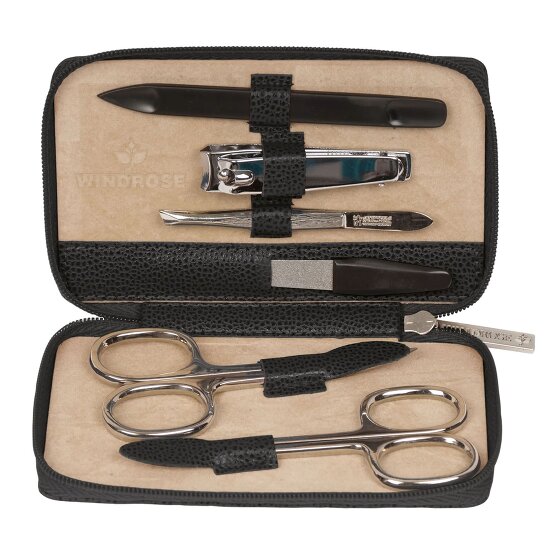 Windrose Beluga Juwelenkistje Leer 13 cm