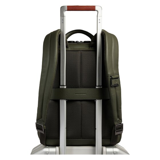 Piquadro Modus Dagrugzak Leer 37 cm Laptop compartiment