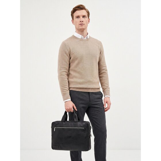Plevier Jimmy Aktentas Leder 31 cm Laptopvak