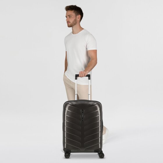 Samsonite Attrix 4 wielen Cabinewagen 55 cm met uitbreidingsplooi