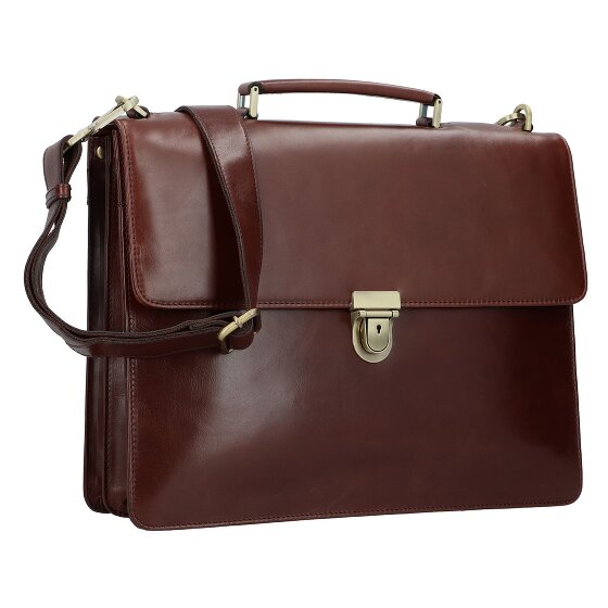 Leonhard Heyden Cambridge Aktetas Leder 40 cm Laptopcompartiment