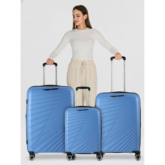 Benzi 5808 4 wielen Kofferset 3-delig met uitbreidingsplooi