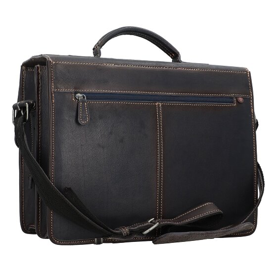 Greenburry Aktetas leer 39 cm