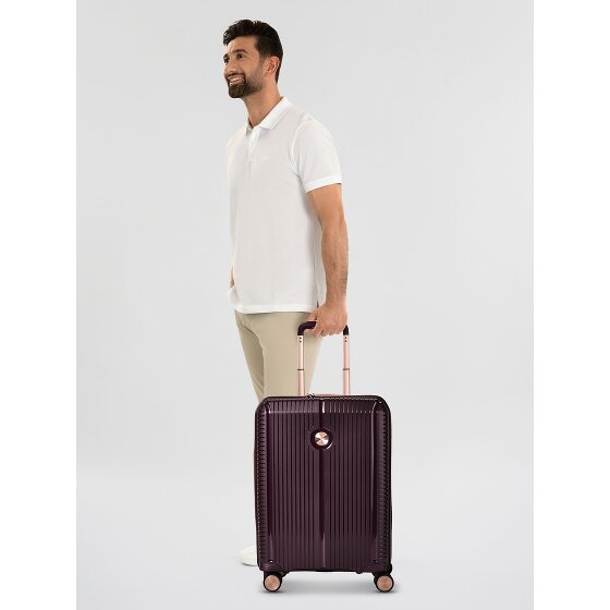 Polestream Paris 4 wielen Cabinewagen 55 cm met uitbreidingsplooi