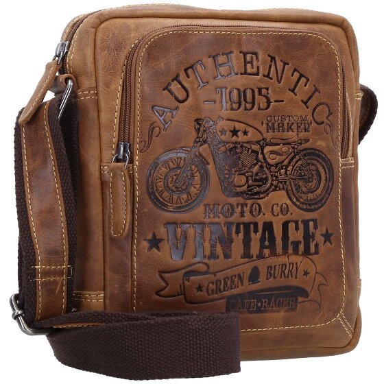 Greenburry Vintage Café Racer Schoudertas Leer 23 cm