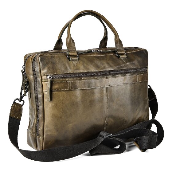 Greenburry Newport Koffer Leer 43 cm Laptop compartiment
