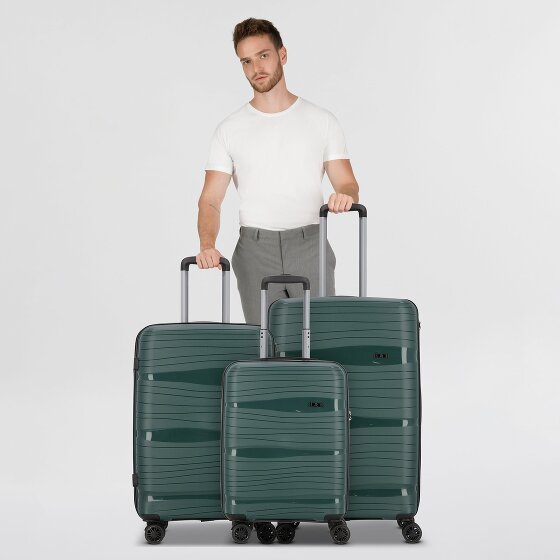 d&n Travel Line 4300 4 wielen Kofferset 3-delig