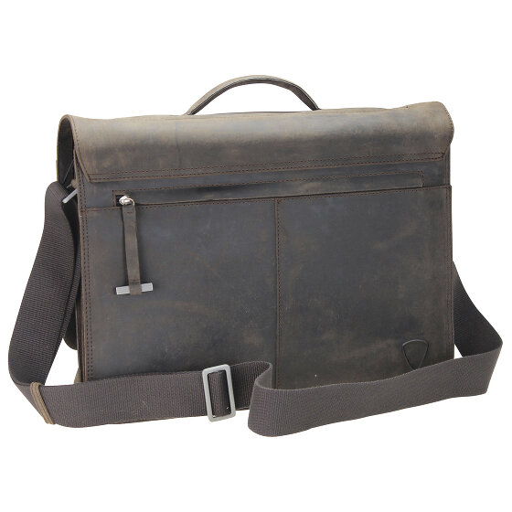 Strellson Richmond Messenger BriefBag XL Leder 41 cm Laptopcompartiment