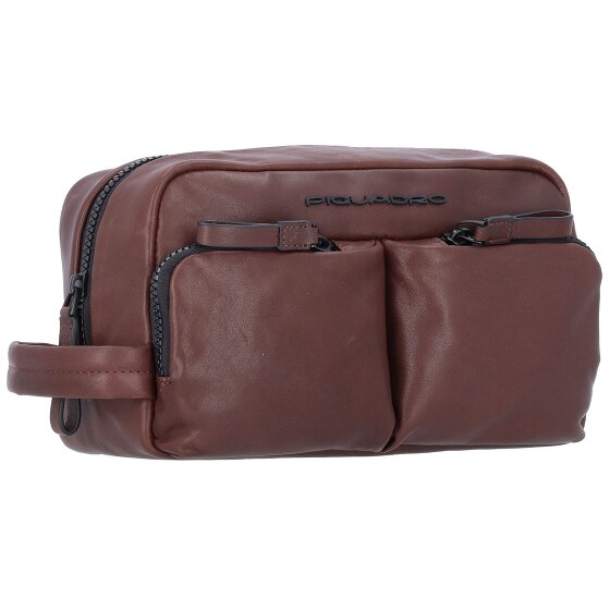 Piquadro Harper Toilettas Leer 23 cm