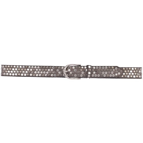 b.belt Studded riem leer