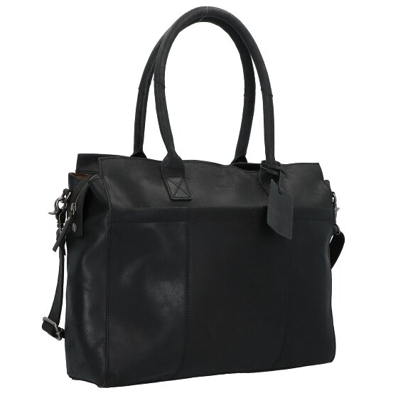 Burkely Vintage Doris Schoudertas Leder 39 cm Laptopcompartiment
