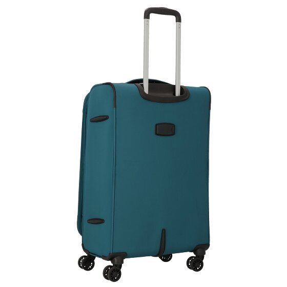 d&n Travel Line 9504 4 wielen Kofferset 3-delig met uitbreidingsplooi