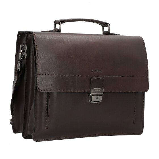 Burkely Vintage Scott aktetas leer 38 cm